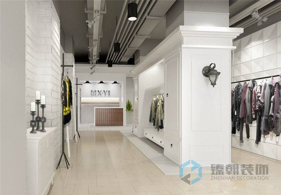 300平XY服裝中北店裝修設計案例