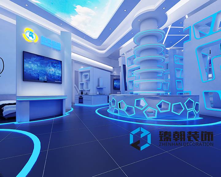 400㎡量子展廳設(shè)計案例