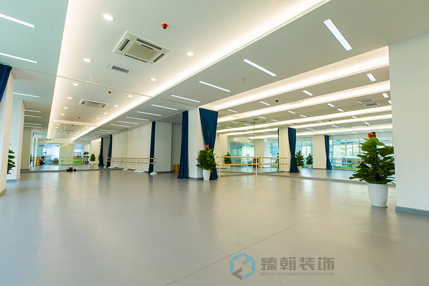 1000平米國通文化藝術培訓機構裝修設計