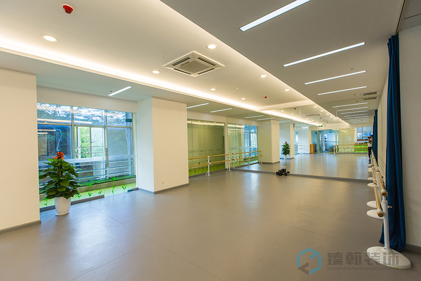 1000平米國通文化藝術培訓機構裝修設計