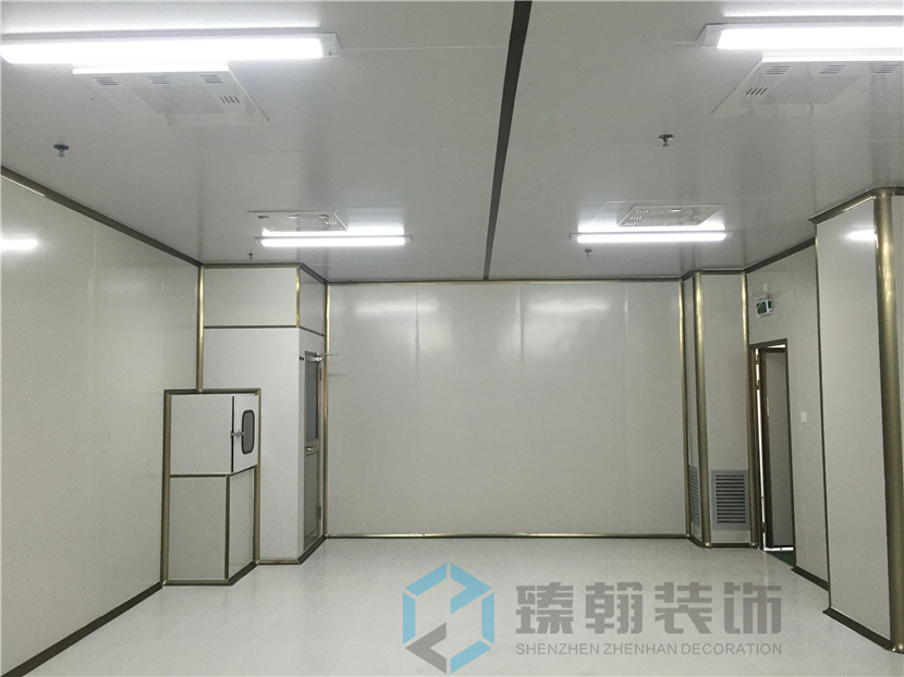 1200㎡沙井無(wú)塵廠房裝修