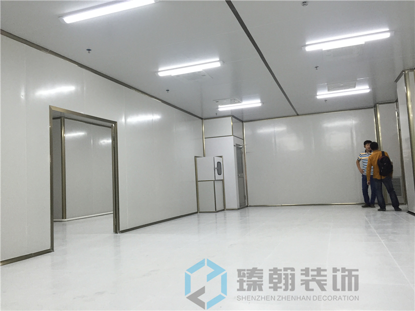 1200㎡沙井無(wú)塵廠房裝修