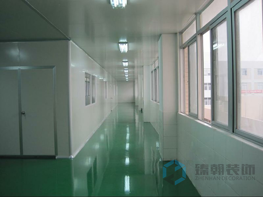 3000㎡廠房無(wú)塵車間實(shí)拍圖