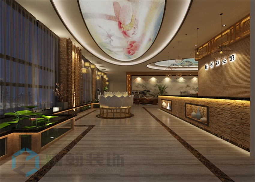 1000㎡海南足浴城娛樂會(huì)所裝修設(shè)計(jì)