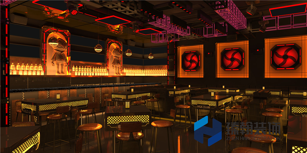600㎡VILA CLUB 酒吧裝修設計