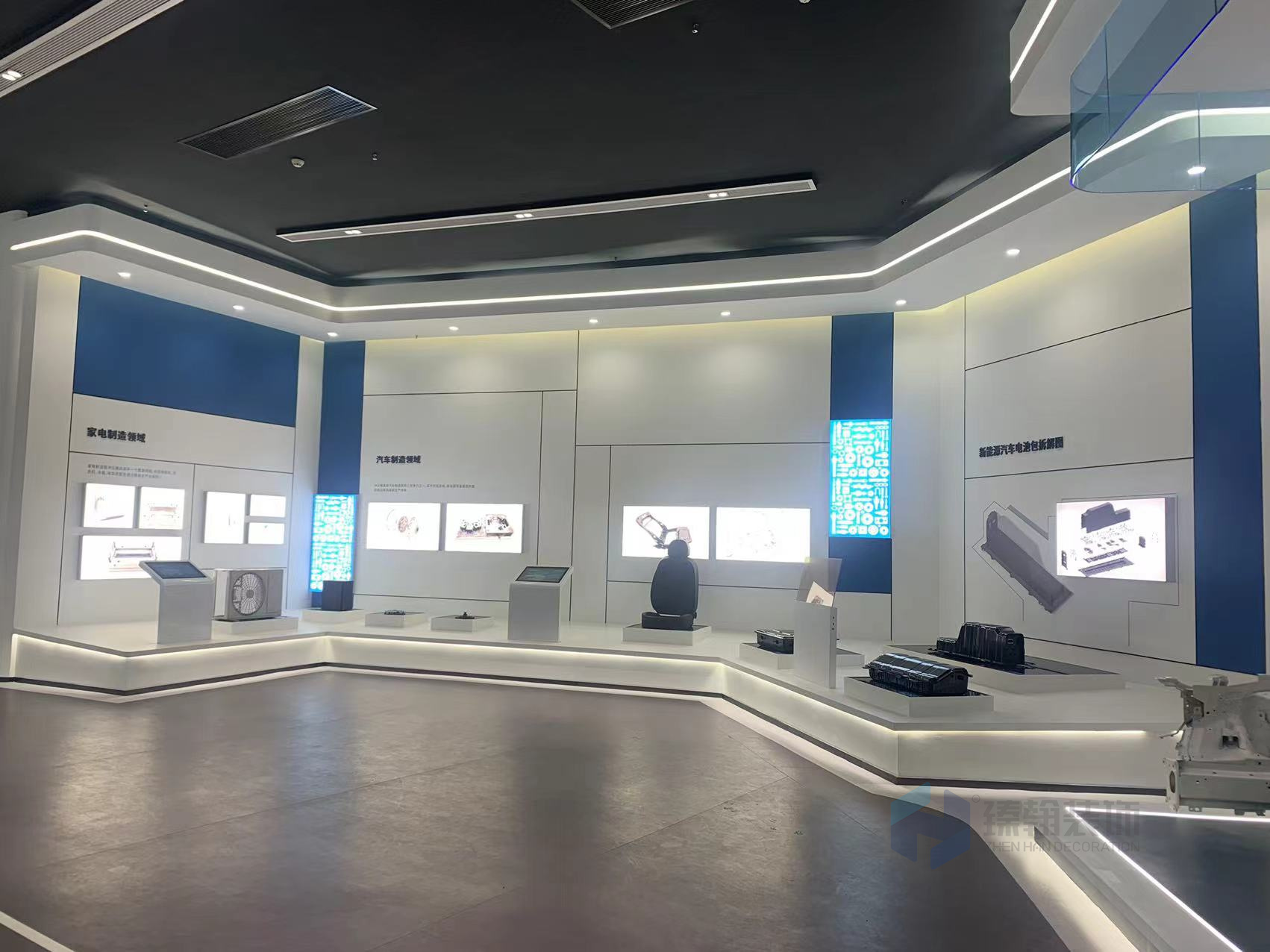 1500㎡修水模具展示展廳設(shè)計裝修